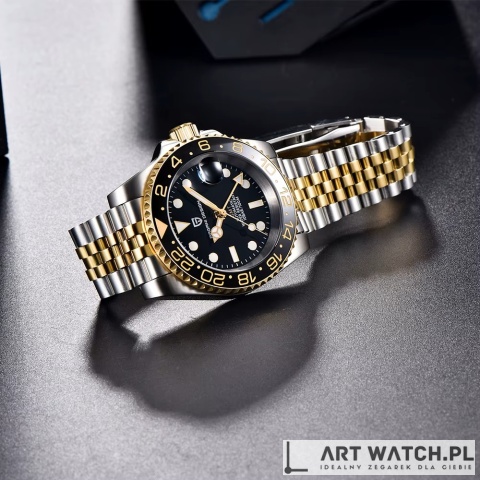 Zegarek automatyczny Pagani Design 1662 Jubilee | Gold 10 Bar Szafir