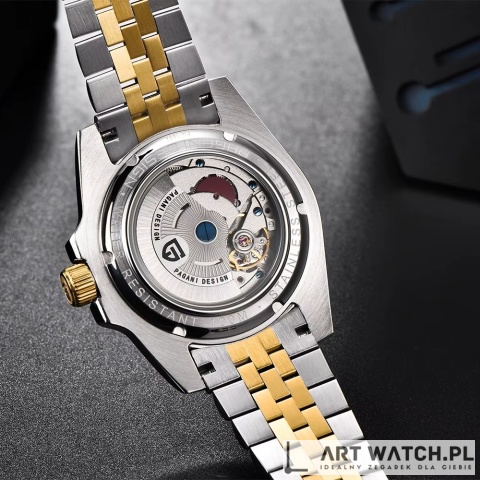 Zegarek automatyczny Pagani Design 1662 Jubilee | Gold 10 Bar Szafir