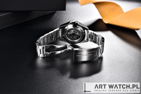 Zegarek automatyczny Pagani Design 1682 | Czarny 10 Bar Szafir