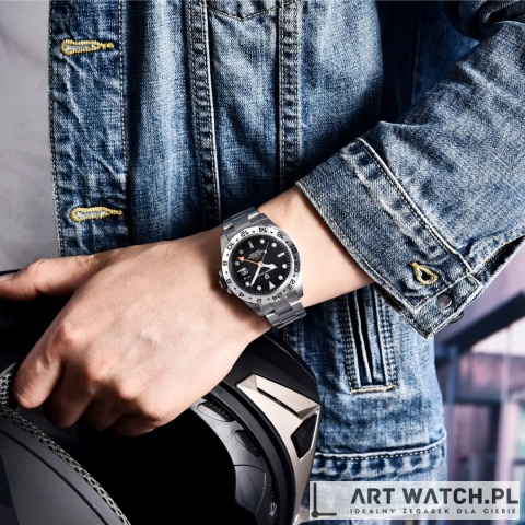 Zegarek automatyczny Pagani Design 1682 | Czarny 10 Bar Szafir