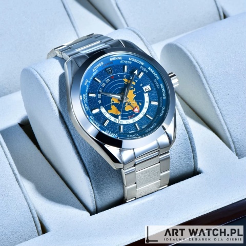 Zegarek automatyczny Pagani Design 1788 | Niebieski 10 Bar Szafir