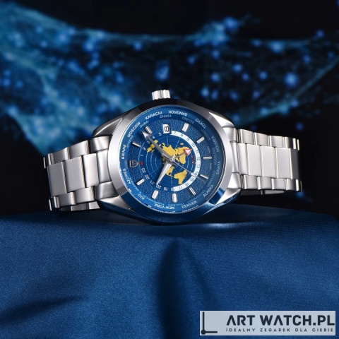 Zegarek automatyczny Pagani Design 1788 | Niebieski 10 Bar Szafir