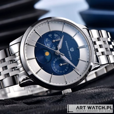 Zegarek kwarcwy Pagani Design 1795 Jubilee | Niebieski 10 Bar Szafir