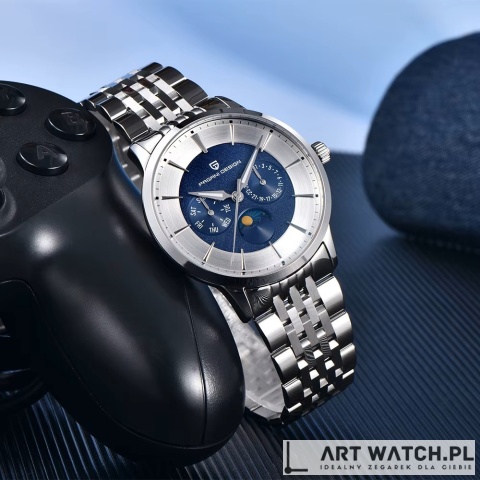 Zegarek kwarcwy Pagani Design 1795 Jubilee | Niebieski 10 Bar Szafir