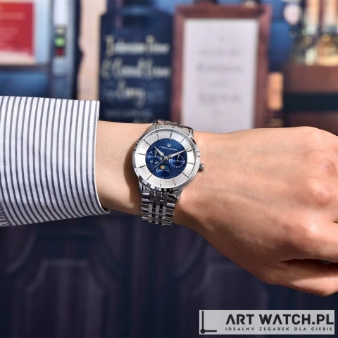 Zegarek kwarcwy Pagani Design 1795 Jubilee | Niebieski 10 Bar Szafir