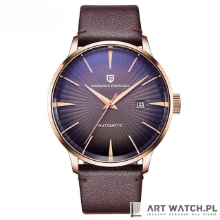 Zegarek automatyczny Pagani Design 2770 | Brązowy 3 Bar