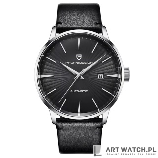 Zegarek automatyczny Pagani Design 2770 | Czarny 3 Bar
