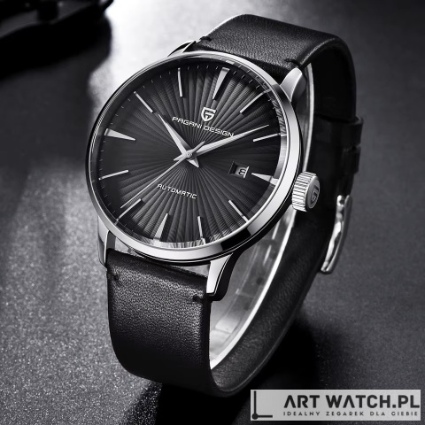 Zegarek automatyczny Pagani Design 2770 | Czarny 3 Bar