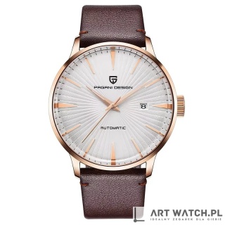 Zegarek automatyczny Pagani Design 2770 | Biały 3 Bar