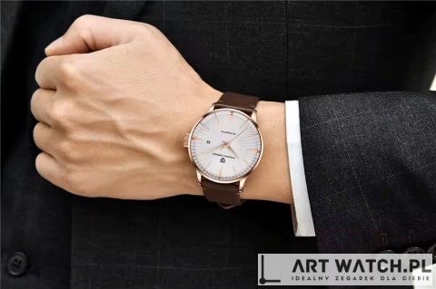 Zegarek automatyczny Pagani Design 2770 | Biały 3 Bar