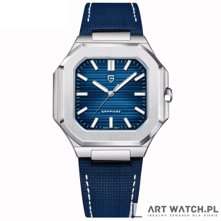 Zegarek automatyczny Pagani Design YS019 | Niebieski Patek 5 Bar Szafir