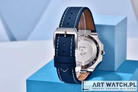 Zegarek automatyczny Pagani Design YS019 | Niebieski Patek 5 Bar Szafir