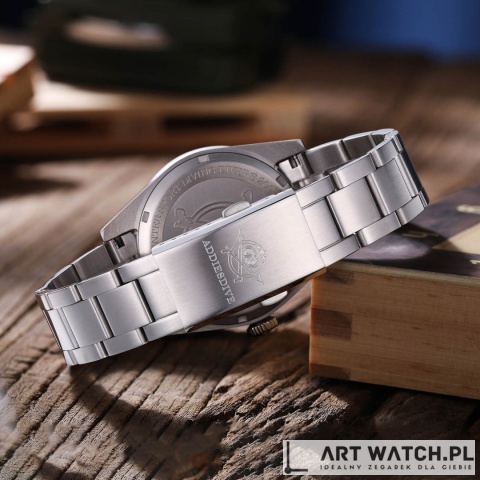 Zegarek kwarcowy Addiesdive 2036 | Deep Sea Hunter 20 Bar