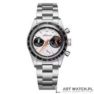 Zegarek kwarcowy Addiesdive 2539 | Biały 10 Bar VK63