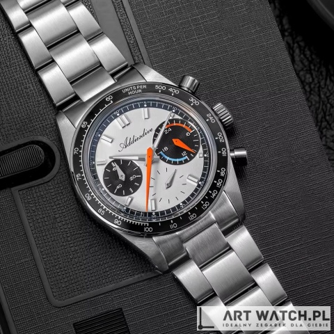 Zegarek kwarcowy Addiesdive 2539 | Biały 10 Bar VK63