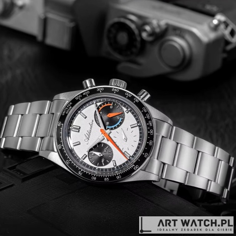 Zegarek kwarcowy Addiesdive 2539 | Biały 10 Bar VK63