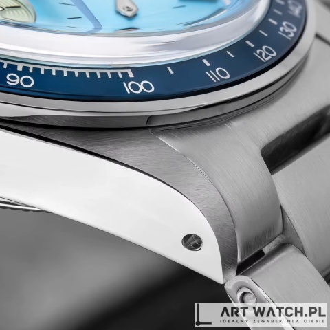 Zegarek kwarcowy Addiesdive 2539 | Błękitny 10 Bar VK63