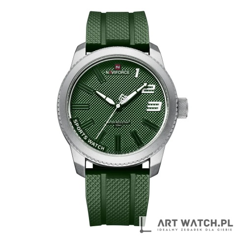 Zegarek kwarcowy Naviforce 9202T | Zielony 3 Bar