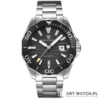 Zegarek kwarcowy Pagani Design 1617 Czarny 3 Bar