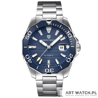 Zegarek kwarcowy Pagani Design 1617 Niebieski 3 Bar