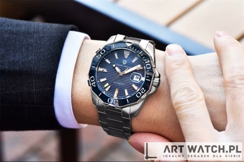 Zegarek kwarcowy Pagani Design 1617 Niebieski 3 Bar