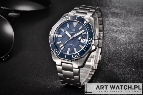 Zegarek kwarcowy Pagani Design 1617 Niebieski 3 Bar