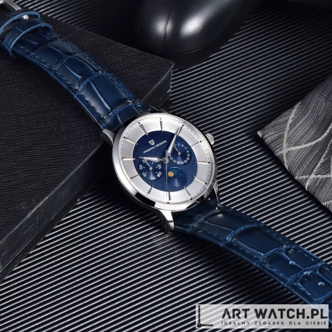 Zegarek kwarcowy Pagani Design 1795 | Niebieski 10 Bar Szafir
