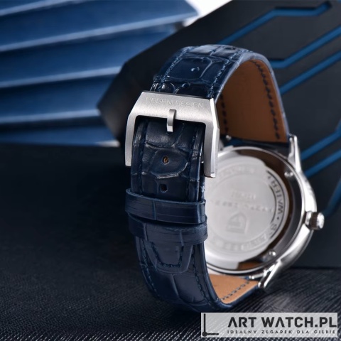 Zegarek kwarcowy Pagani Design 1795 | Niebieski 10 Bar Szafir
