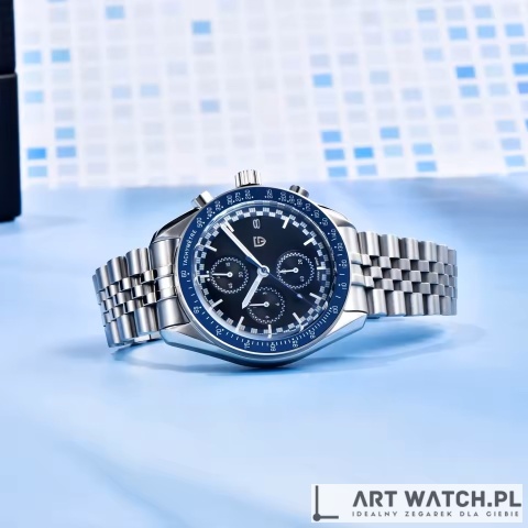 Zegarek kwarcowy Pagani Design 1816 Niebieski 10 Bar Szafir