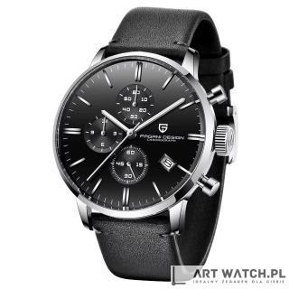Zegarek kwarcowy Pagani Design 2720K | Czarny 3 Bar