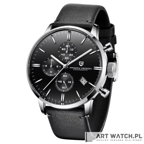 Zegarek kwarcowy Pagani Design 2720K | Czarny 3 Bar