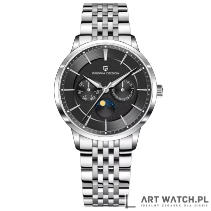 Zegarek kwarcwy Pagani Design 1795 Jubilee | Czarny 10 Bar Szafir