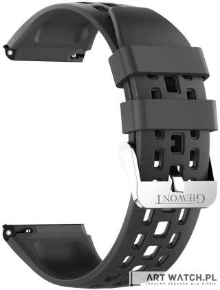 Pasek do Smartwatch GIEWONT GW440 GWP440-1 - Silikon Black
