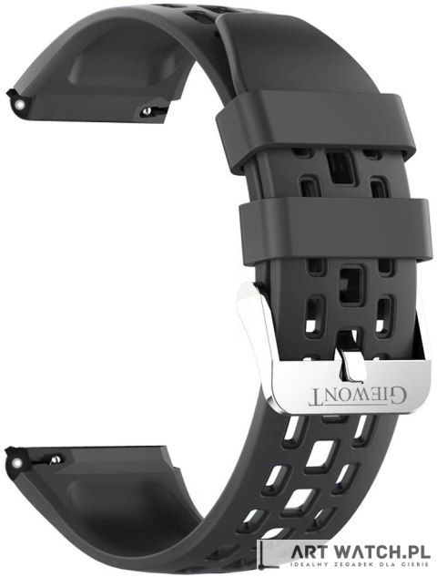 Pasek do Smartwatch GIEWONT GW440 GWP440-1 - Silikon Black