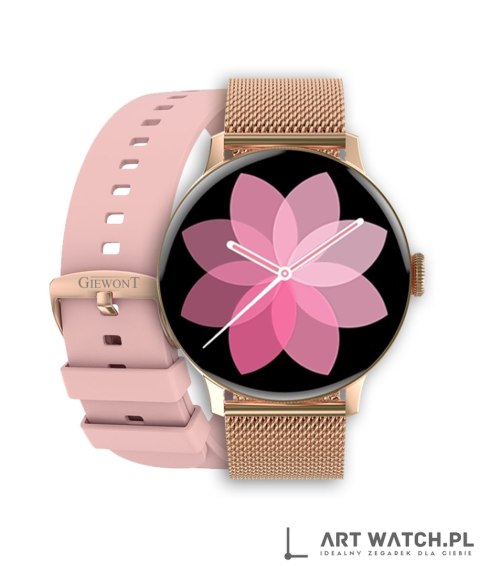 Smartwatch Damski GIEWONT Różowe Złoto GW330-1