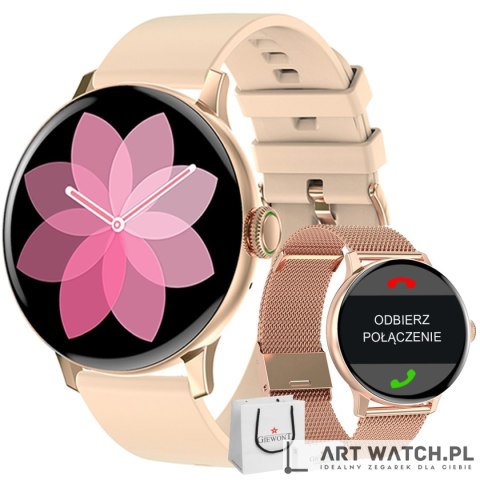 Smartwatch Damski GIEWONT Różowe Złoto GW330-1