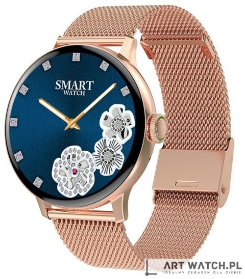 Smartwatch Damski GIEWONT Różowe Złoto GW330-1