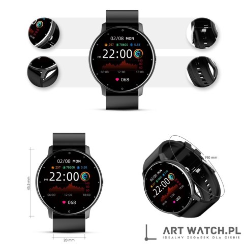 Smartwatch Damski Gravity GT1-3
