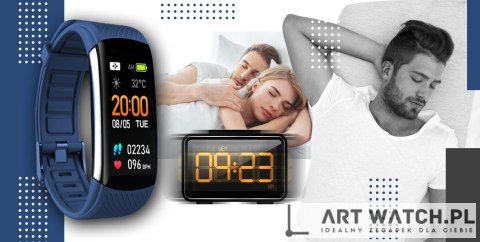 Smartwatch GIEWONT Czarno Granatowy 2 Paski GW200-6