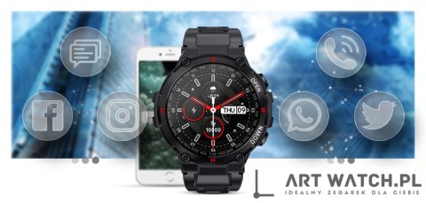 Smartwatch GIEWONT Czarny GW430-1