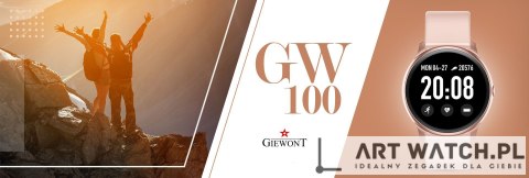 Smartwatch GIEWONT GW100-5 Różowy