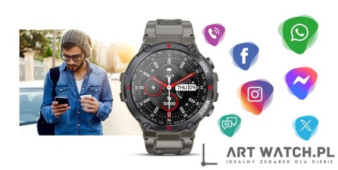 Smartwatch GIEWONT Szary GW430-2