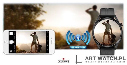 Smartwatch GIEWONT Vertex SmartCall GW450-1 Carbon/Carbon Silikon