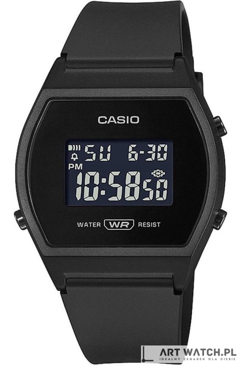 Zegarek Damski CASIO LW-204-1BEF Czarny Unisex + BOX