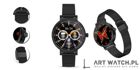 Zegarek Damski RUBICON SMARTWATCH RNBE64-3 BLACK