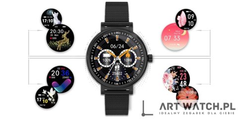 Zegarek Damski RUBICON SMARTWATCH RNBE64-3 BLACK