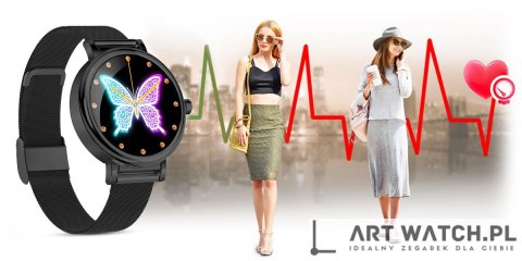 Zegarek Damski RUBICON SMARTWATCH RNBE64-3 BLACK