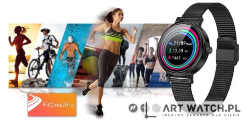 Zegarek Damski RUBICON SMARTWATCH RNBE64-3 BLACK