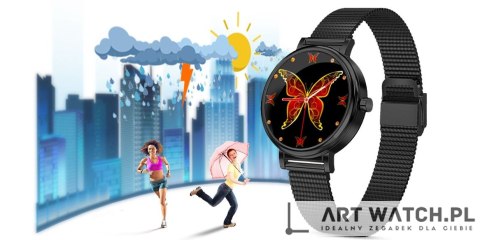 Zegarek Damski RUBICON SMARTWATCH RNBE64-3 BLACK