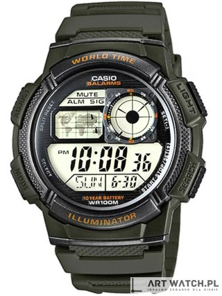 Zegarek Męski CASIO AE-1000W-3AVDF + BOX